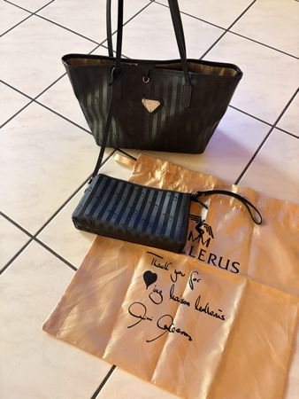 Mollerus Shopper Genf schwarz/silber