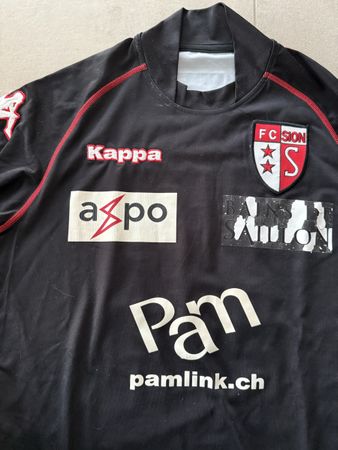Maillot FC Sion Kappa Monterrubio #15 - Taille M ⚽️⚫️