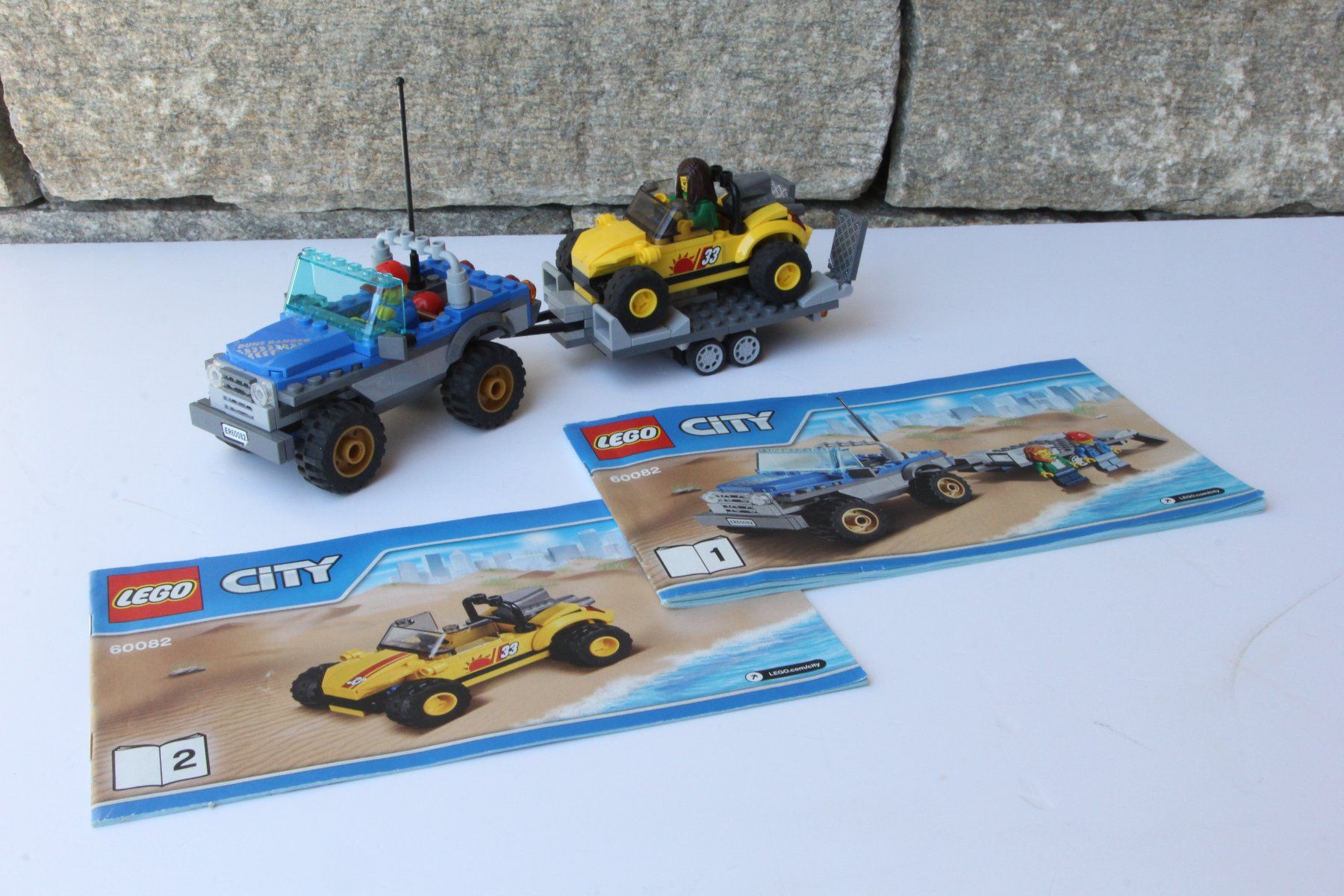 Lego Kit di costruzioni: Lego City 60082 - Strandbuggy mit Transporter – Usato da Muri b. Bern venduto da Spassholz 1