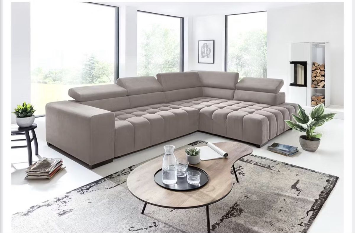 Divani: Grosses Ecksofa Masaya Loftscape Microfaser Enza Cappuccino – Nuovo (secondo la descrizione) da Aesch BL venduto da tka_gvy5 4