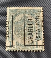 Belgien Aufdruck alte briefmarke