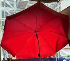 Sonnenschirm rot rund Durchmesser 180-200 cm