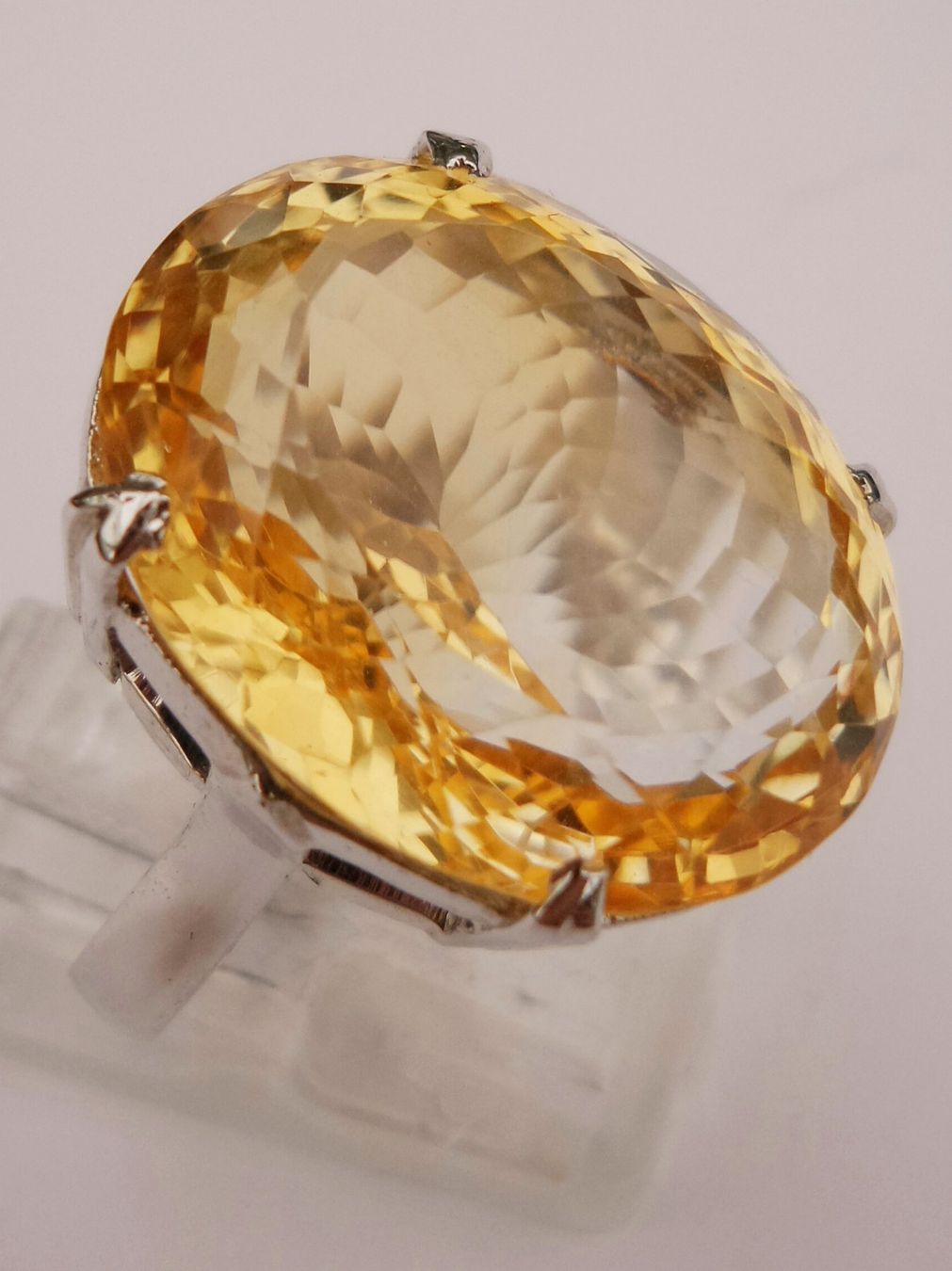 Ringe: Citrin Solitaire Ring – Neu (gemäss Beschreibung) aus Zürich von Benedikt21 1