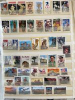 Briefmarken Sammlung USA diverse Motive gebraucht