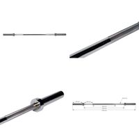 Hantelstange 50 mm 12 kg | 153 cm Länge