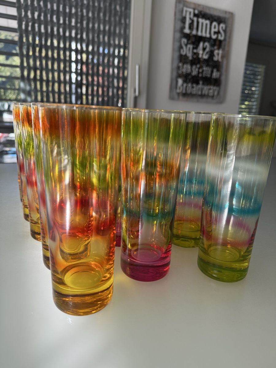 Bicchieri: 14 Leonardo Rainbow Gläser – Usato da Gränichen venduto da pellegrino333