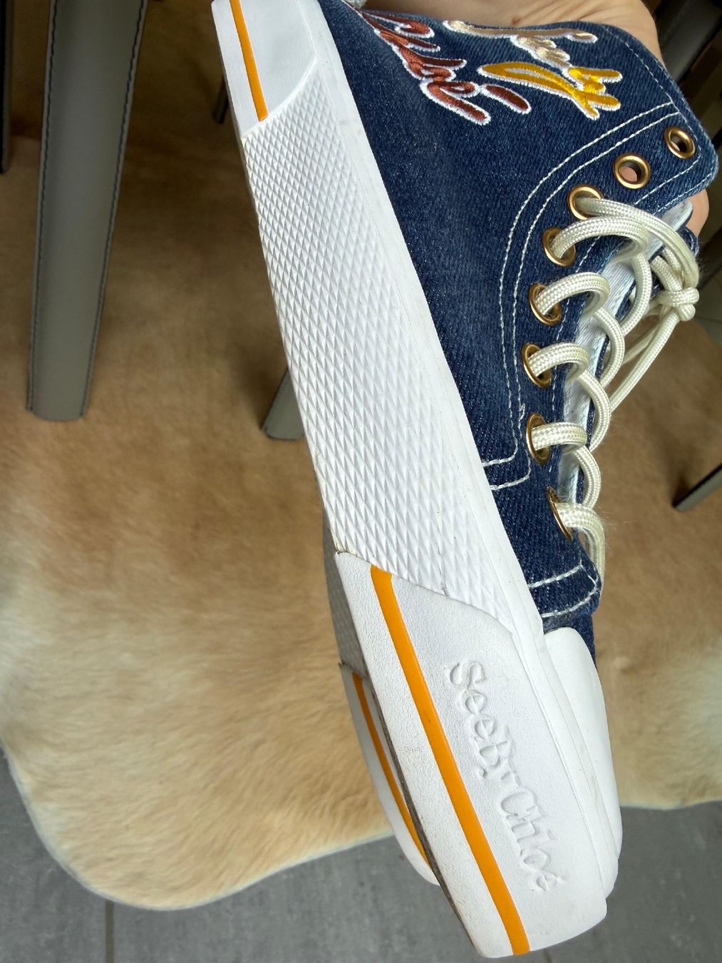 Chloé Scarpe da donna: Chloé Sneakers Baskets Schuhe Gr. 38 – Usato da Winterthur venduto da tim_cl8x 3