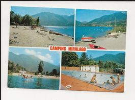 AK 1973 Camping Miralago Roncaccio Tenero TI - 4 Bilderkarte