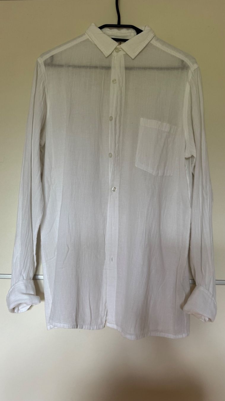 Pull&Bear Camicette: Chemise effet gaz de coton neuve – Nuovo (secondo la descrizione) da Bulle venduto da Math2601