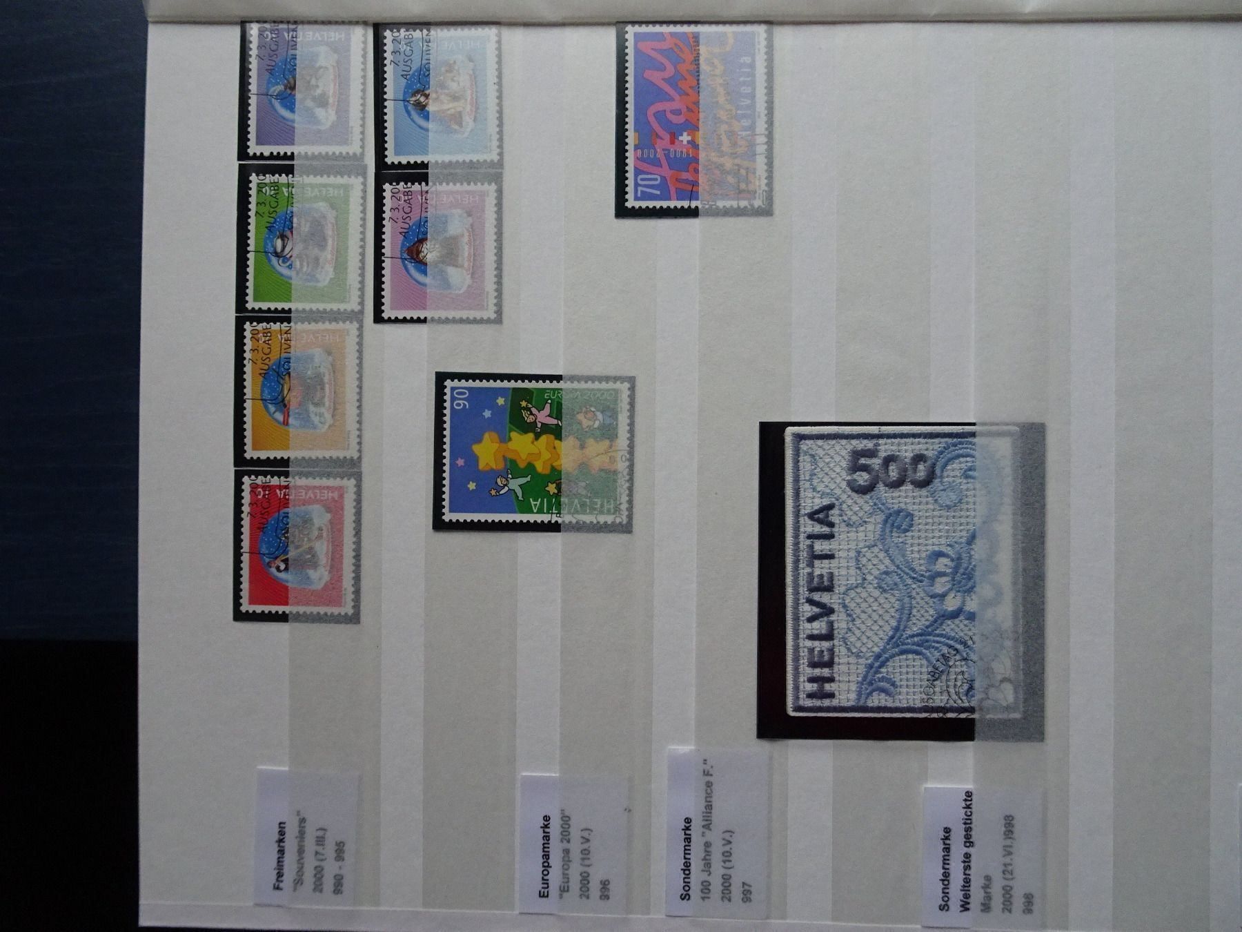 Alle Briefmarken: 2000 – Neu (gemäss Beschreibung) aus Aadorf von Chnorli-Furz