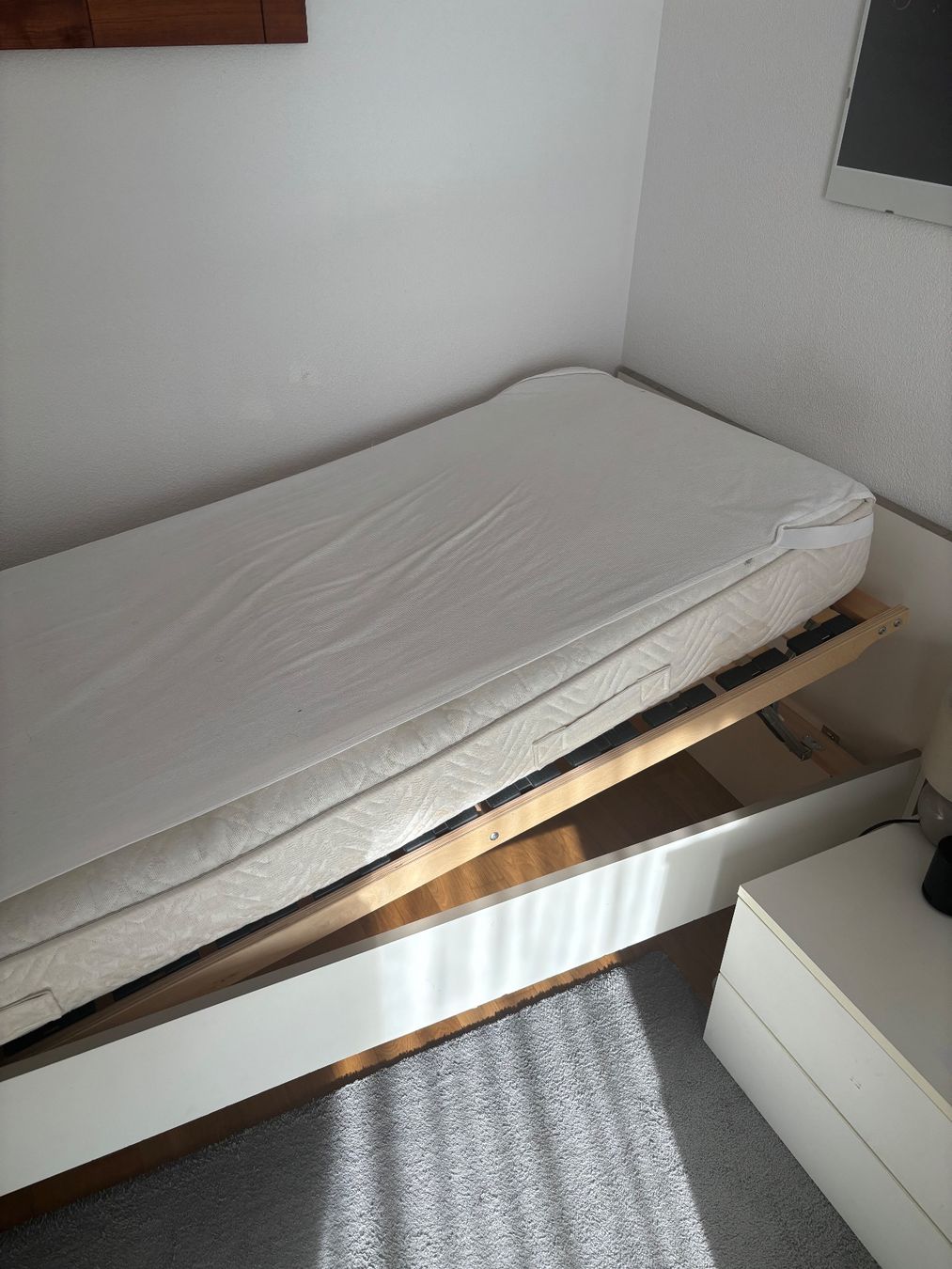 Letti: Lit simple avec matelas et surmatelas – Usato da Granges-Paccot venduto da cor_l52w 2