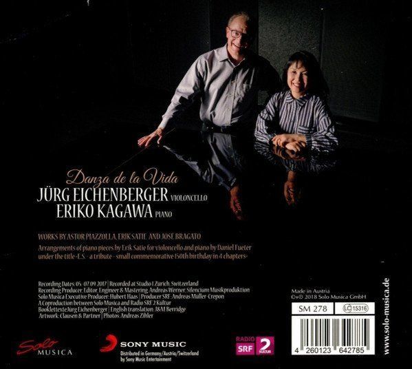 CD: Jürg Eichenberger, Eriko Kagawa - Danza de la Vida – Usato da Unterbäch venduto da niquz 1