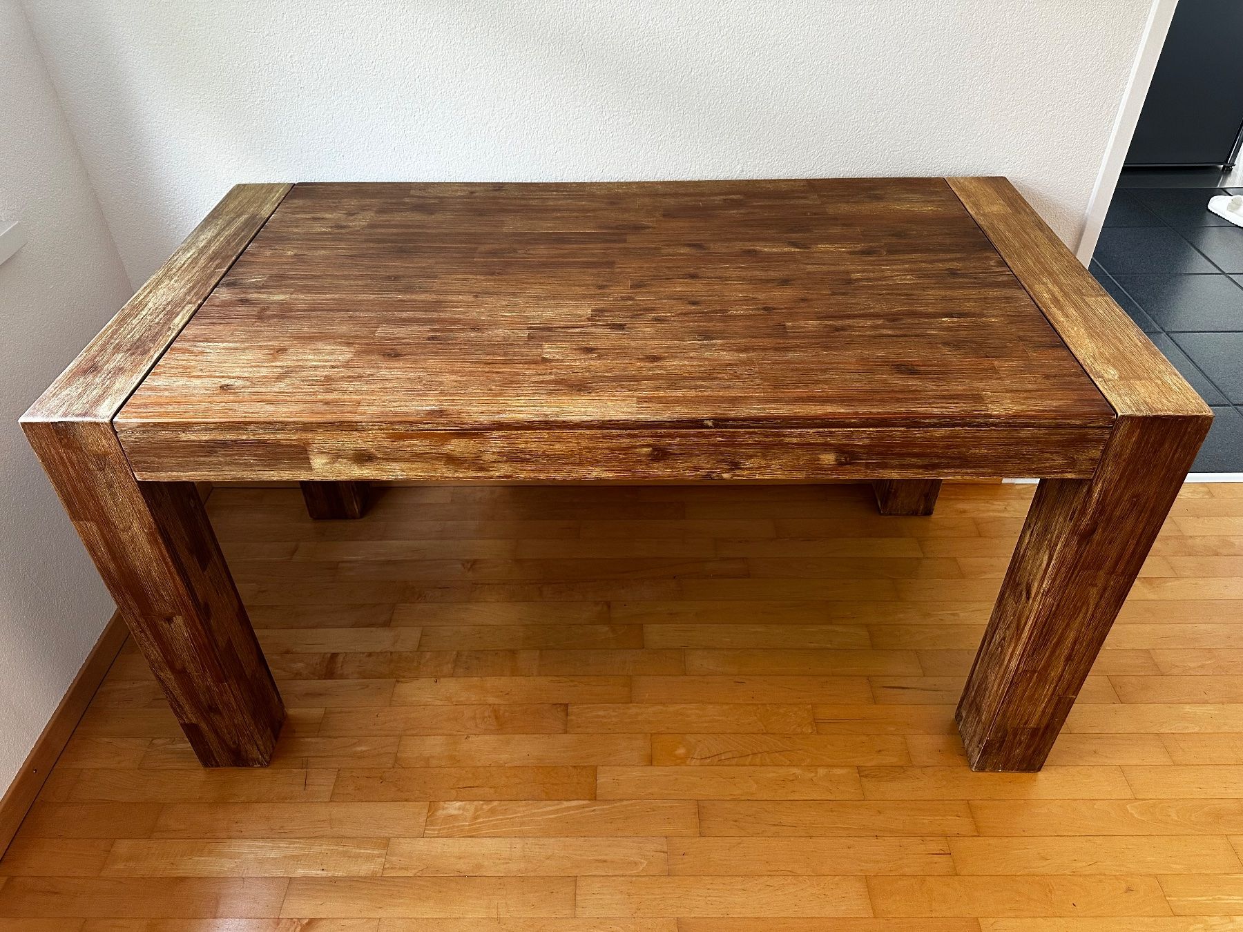 Tavoli: Esstisch oder Schreibtisch Echtholz - 150x80x77,5 – Usato da Schenkon venduto da ChrizM
