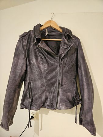 Veste cuir véritable Et Compagnie T.40