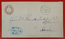 Tüblibrief mit Zwergstempel Celerina