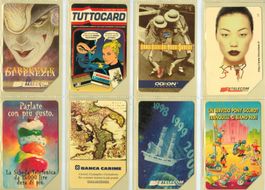8 Telefonkarten Italien
