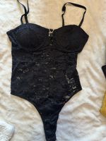 Body noir en dentelle, taille S, idéal pour cet été!
