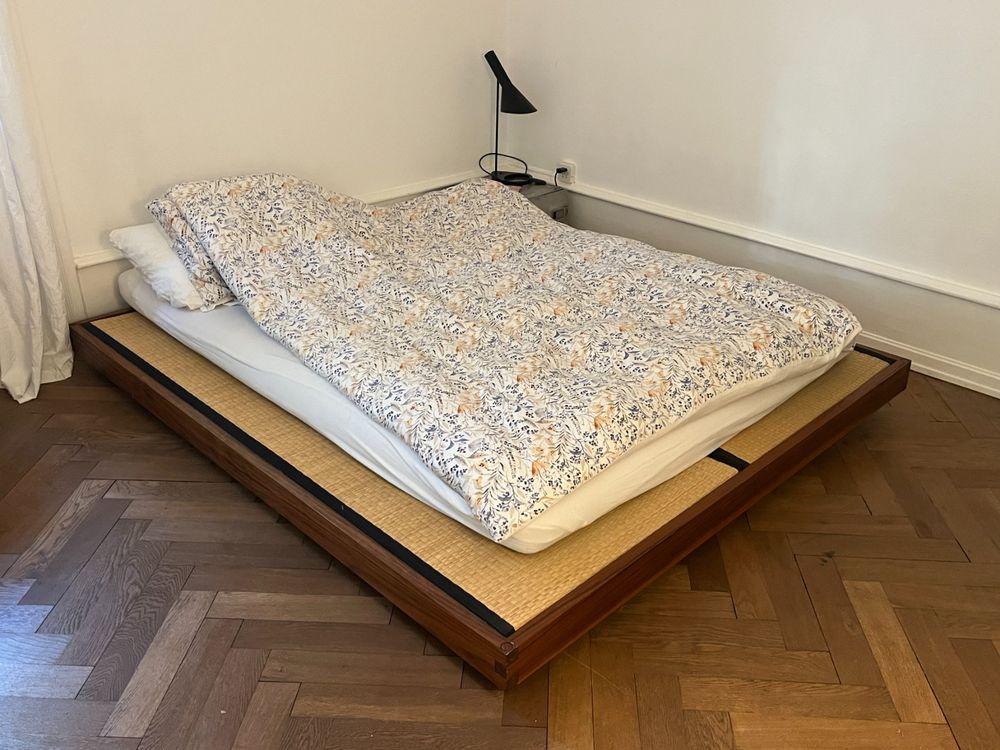 EMOOR Sommier Lit à Lattes en Bois OSMOS 140 x 200 cm pour Matelas