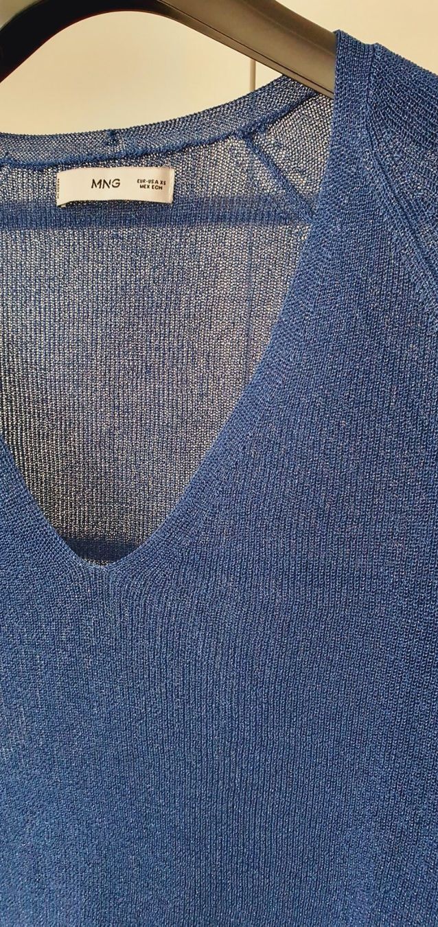 Mango Maglioni & Felpe: Pullover Mango Lurex Neu blau Grösse XS – Nuovo (secondo la descrizione) da Stansstad venduto da InStyle8 3