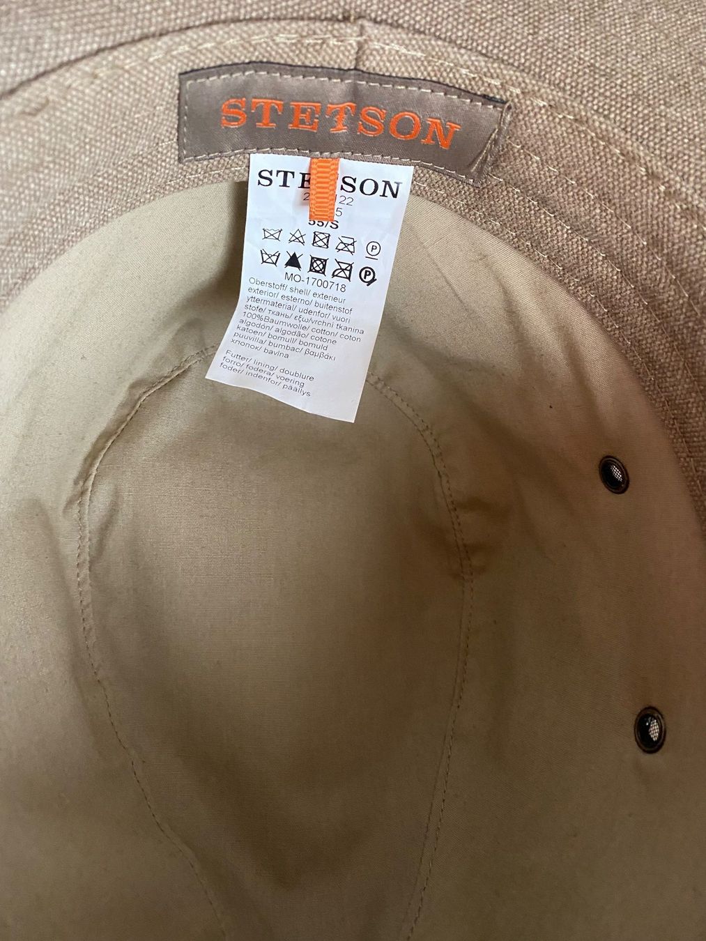 Stetson Copricapi, berretti & cappellini: Hut STETSON Gr. 55/S, Cotton – Usato da Bösingen venduto da Trigusik 4