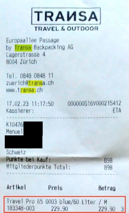 Zaini: Bach Travel Pro 65 – Usato da Tuggen venduto da blubb2k9 6