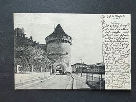 AK  1913 Luzern Nolliturm gelaufen  (G3755)