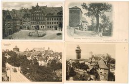 4 AK Nürnberg vor dem Krieg
