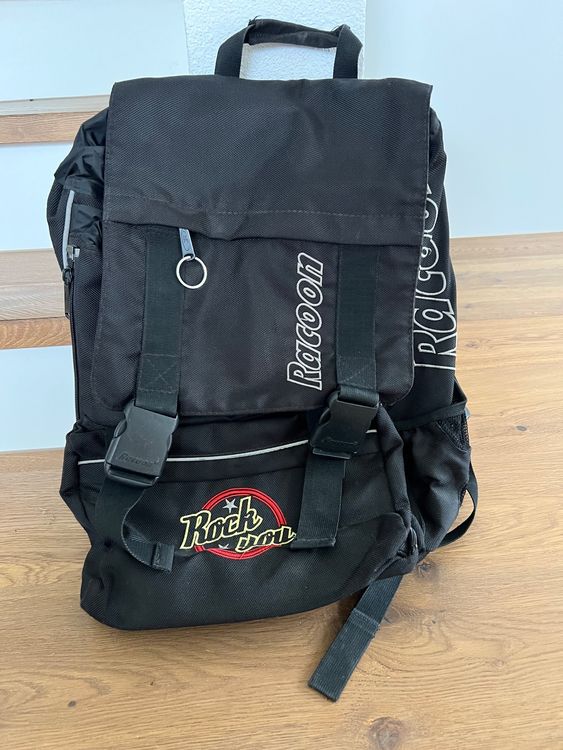 Racoon Schulrucksack (Thek) Rock you schwarz (Gebraucht) in Urdorf für ...