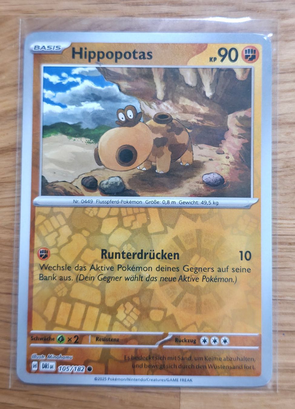 Pokémon Carte collezionabili: Hippopotas 105/182 DRI – Nuovo (secondo la descrizione) da Arbon venduto da Twist05
