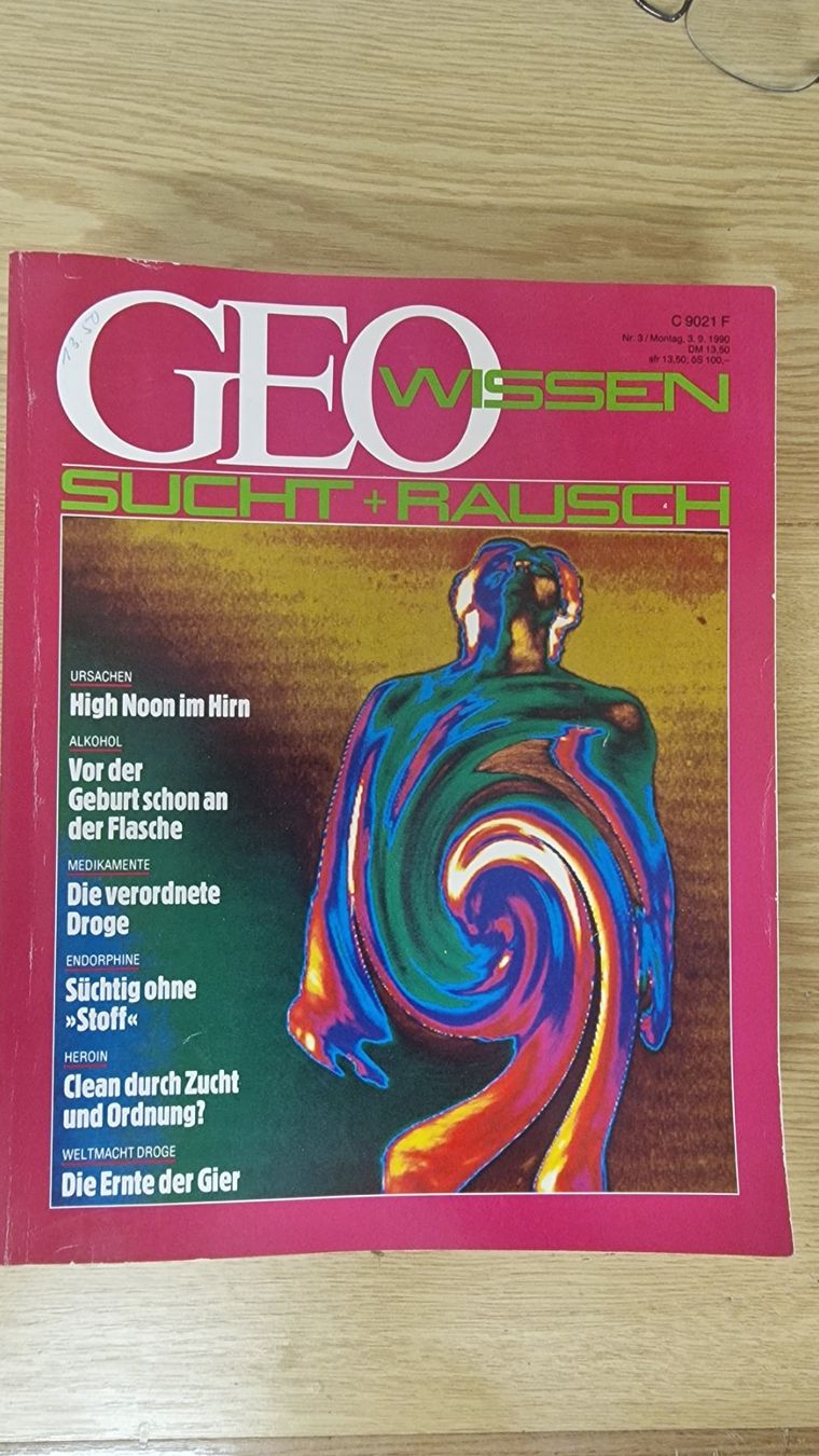 Riviste & Magazine: GEO Wissen: 3/1990, Sucht + Rausch – Usato da Weisslingen venduto da and-lo73