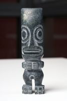 Steinfigur Gottheit aus Peru, handgemacht