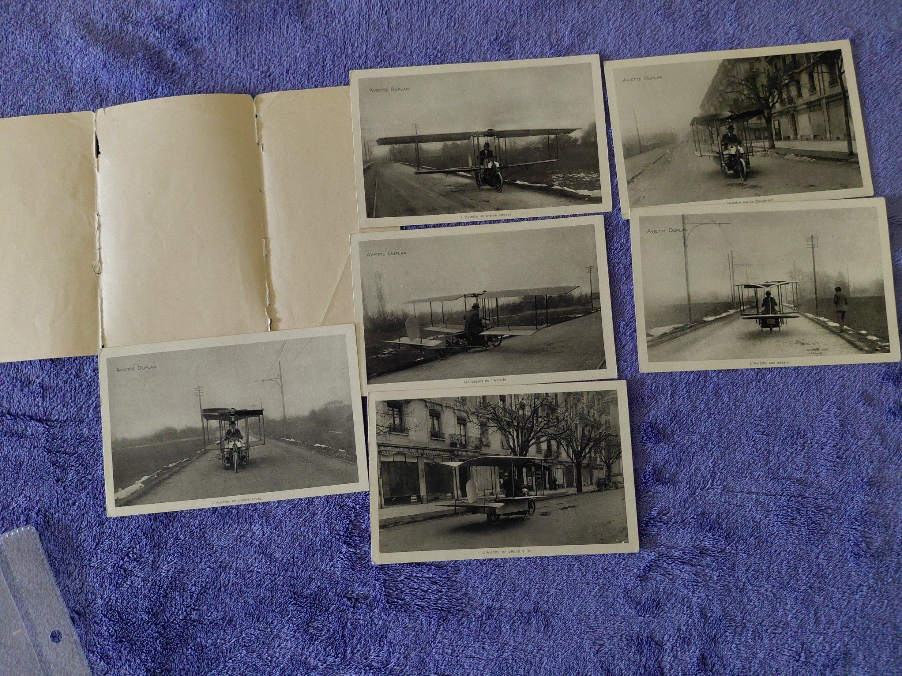 Cartoline postali: 6 Postkarten  A, Duplan Genfer Luftfahrt Pionier 1919 – Usato da Horw venduto da Onurb008 1