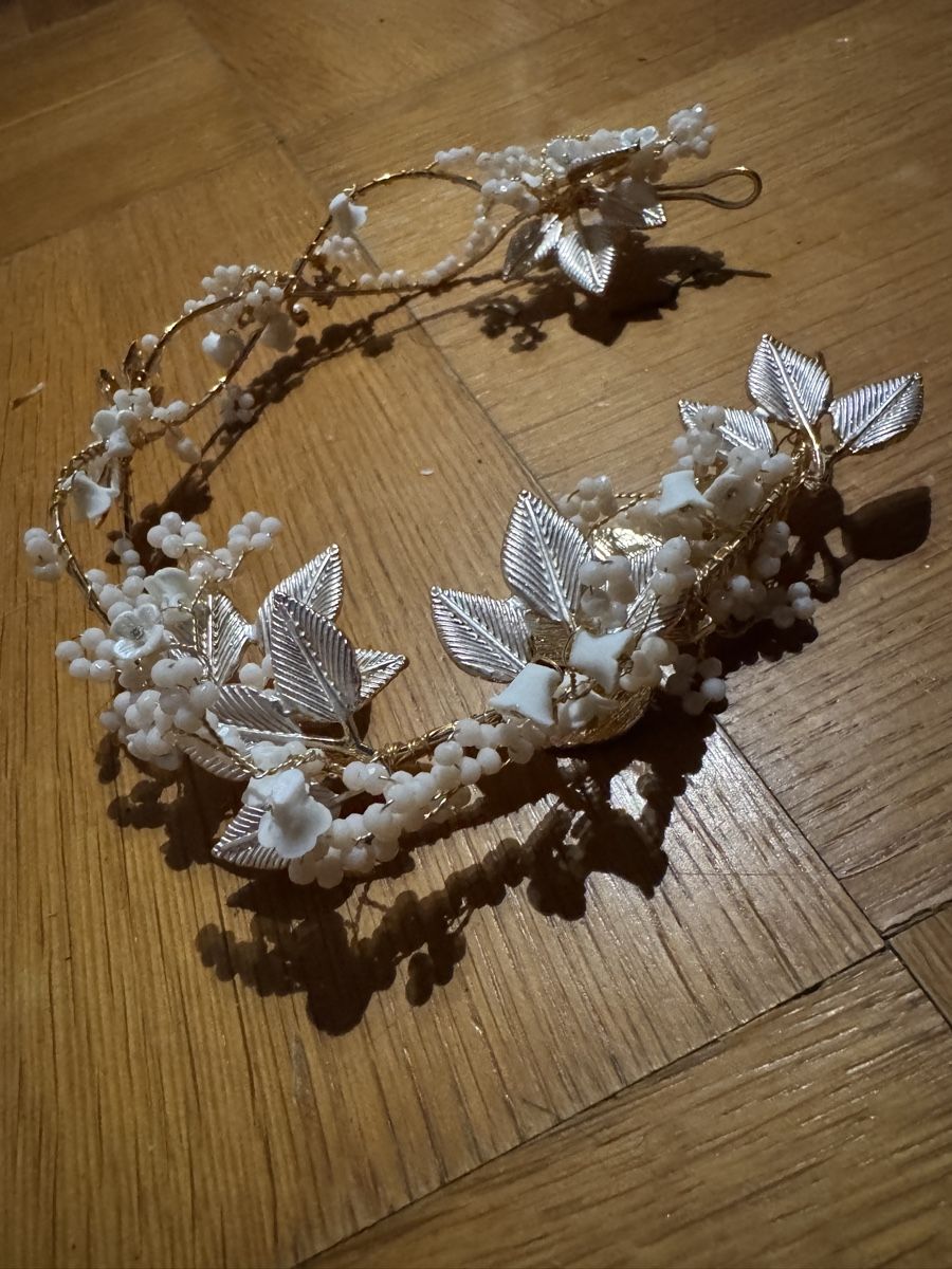 Accessori per capelli: Haarschmuck Set Weiss Blumen Perlen  – Usato da Grindelwald venduto da yoloflip45 3