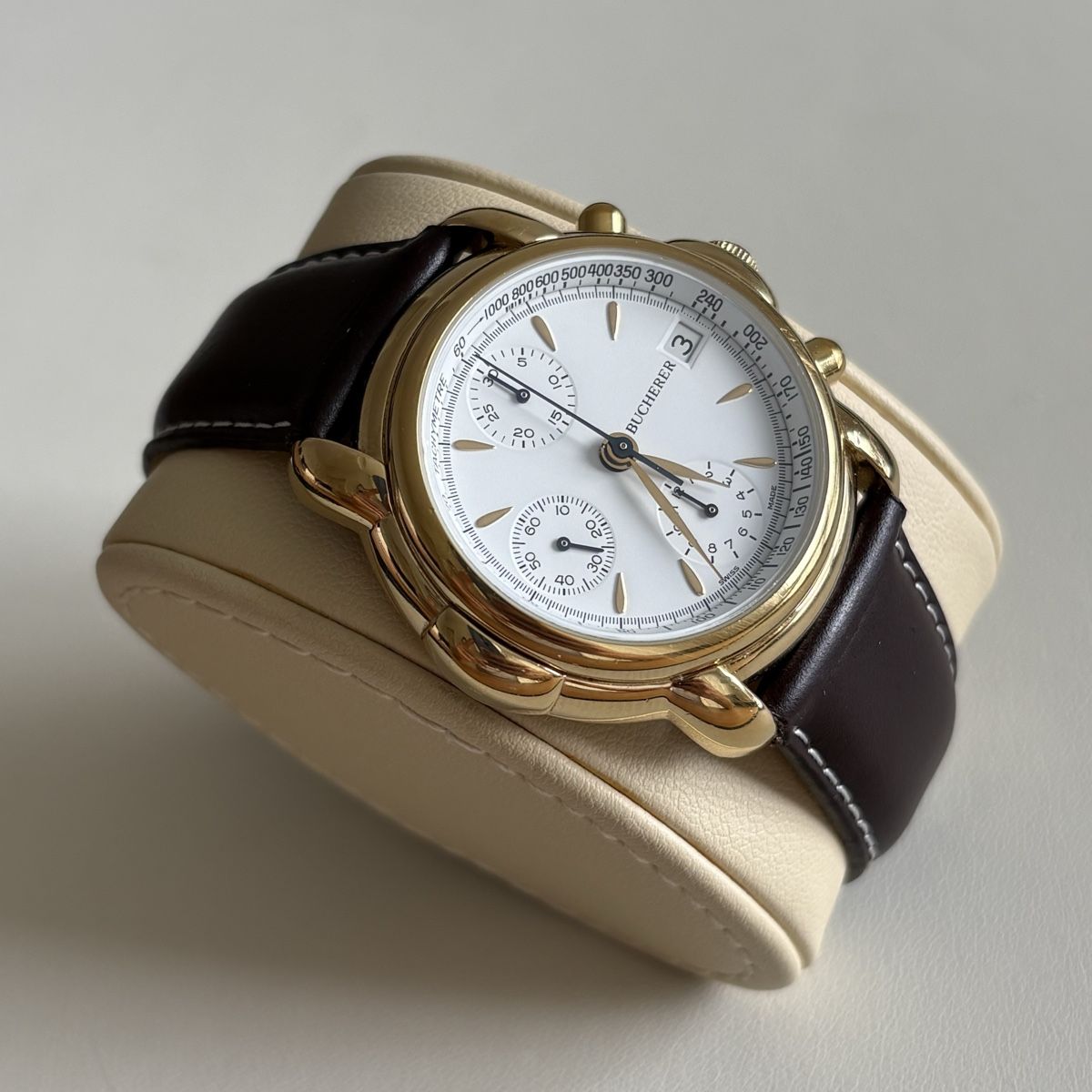 Bucherer Orologi: Bucherer Chronograph Valjoux 7760 Handaufzug – Usato da Winterthur venduto da LaBodega 2