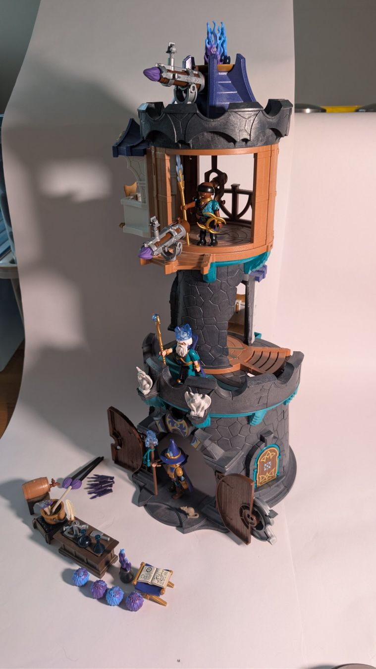 Playmobil Giocattoli: Playmobile Novelmore 70745 - Zauberturm – Usato da Luzern venduto da oreslas