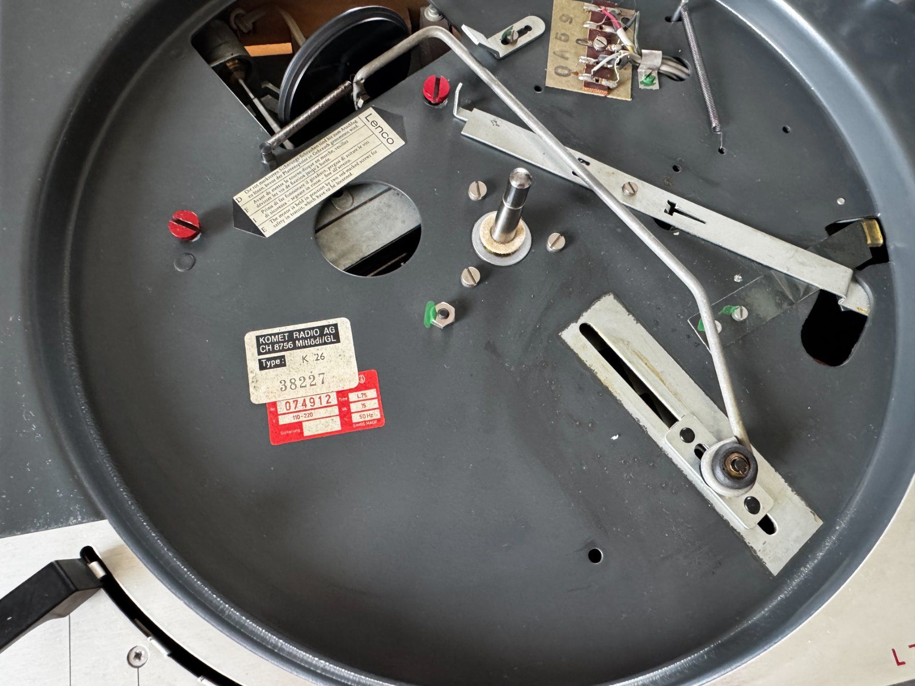 Lenco Giradischi: LENCO L75/COMET26 – Usato da Zürich venduto da Tapehead 7