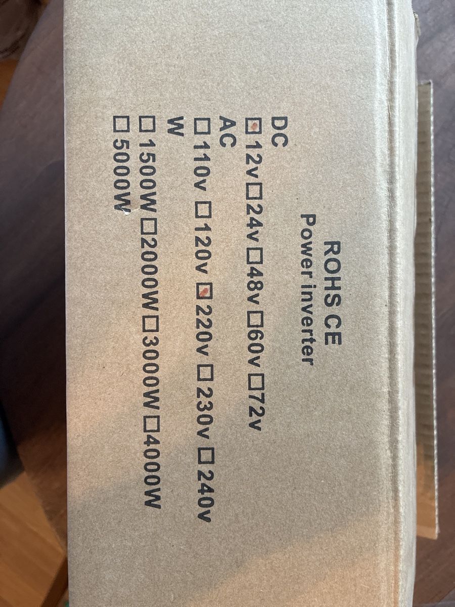 Wechselrichter: Wechselrichter 3000W sinus CJ-3000Q – Neu und originalverpackt aus Wil SG von sev_zk8j 4