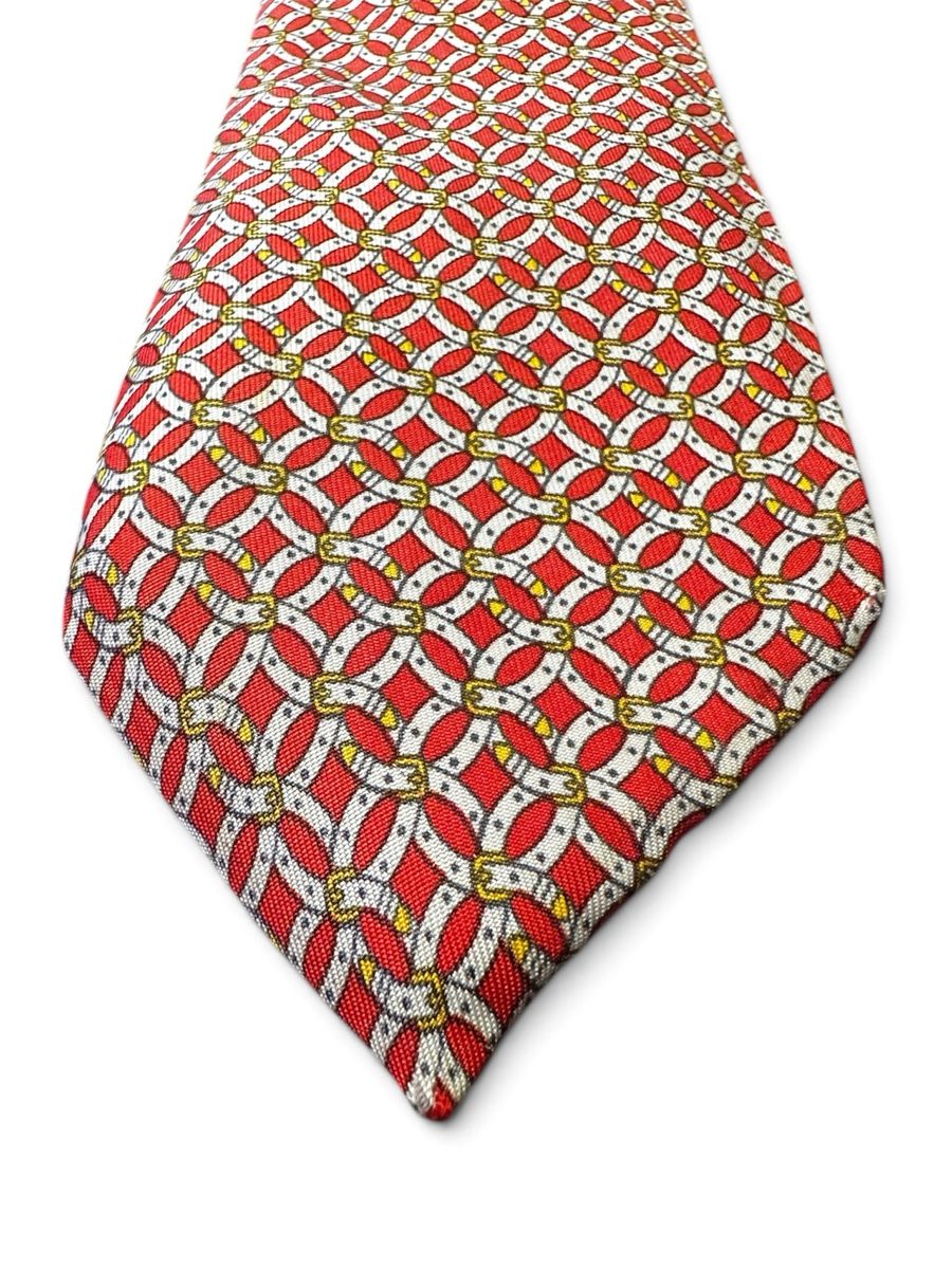 Hermès Krawatten: Hermès Paris Krawatte 100% Seide Rot Original – Gebraucht aus Luzern von jov_6fx7 3
