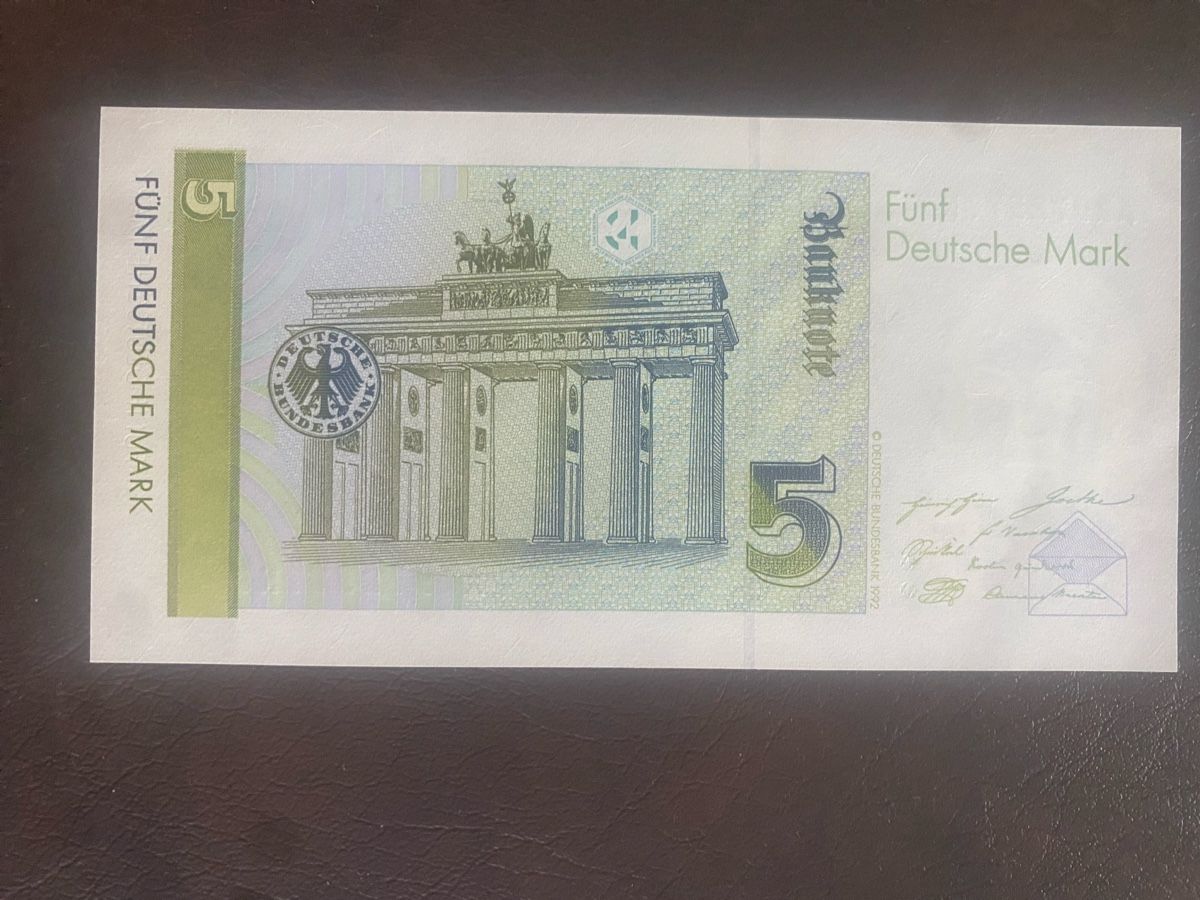 Banconote: Banknote 5 Mark 1991  NEU – Nuovo (secondo la descrizione) da Muralto venduto da Alex1912 1