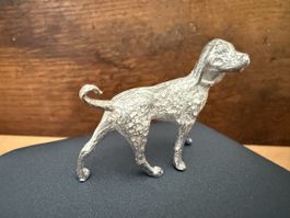 Vintage Sammler Hundefigur, Metall