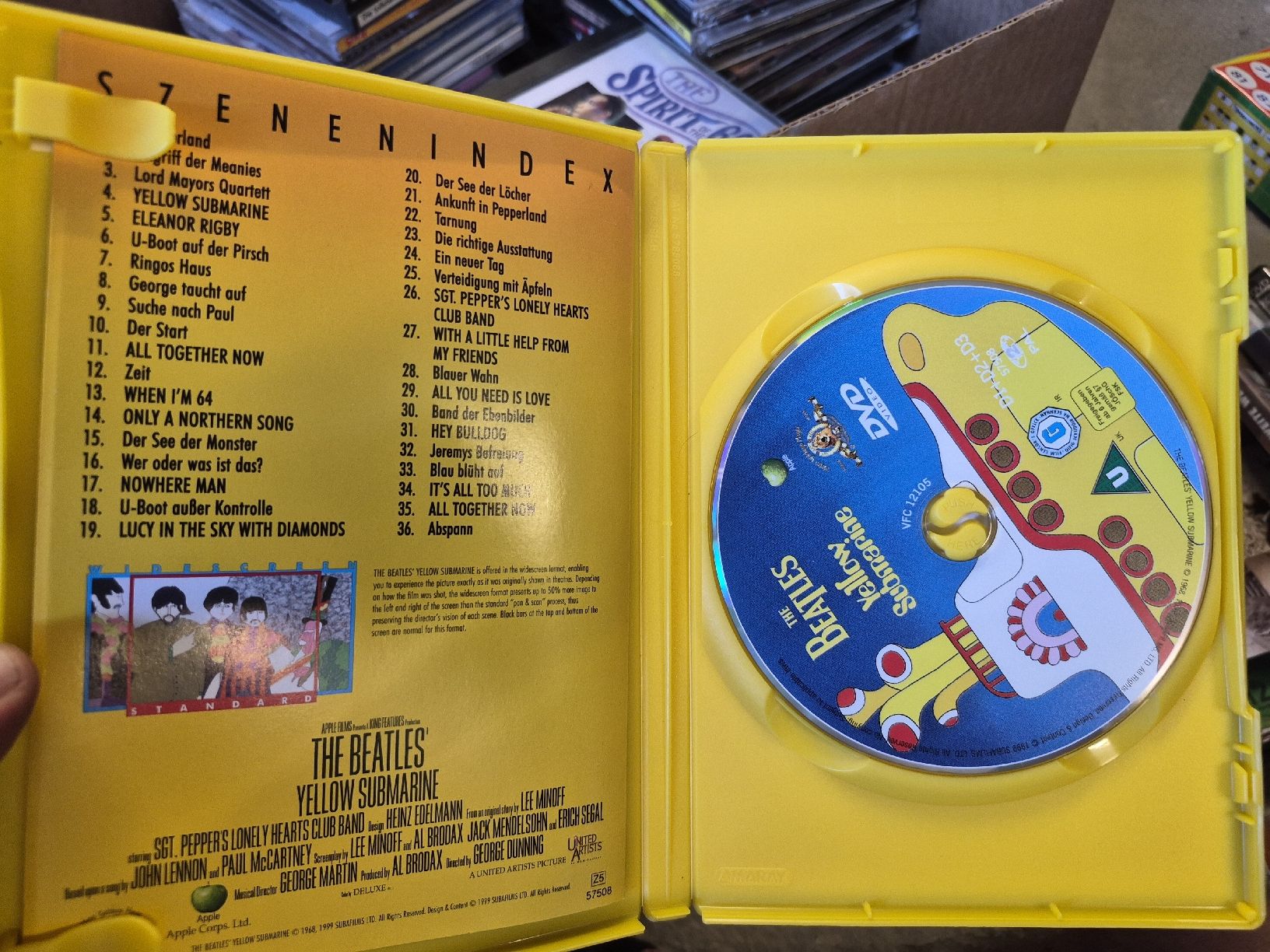 Tutti i DVDs: THE BEATLES YELLOW SUBMARINE – Usato da Oberegg venduto da kev_58s7 1