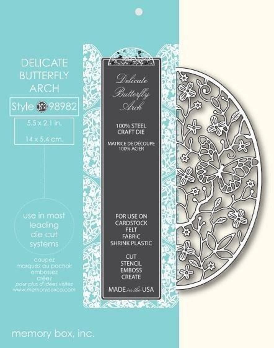 Sciablone: Memory Box Die ** Delicate Butterfly ** – Nuovo e nell'imballaggio originale da Rubigen venduto da rofi100 7