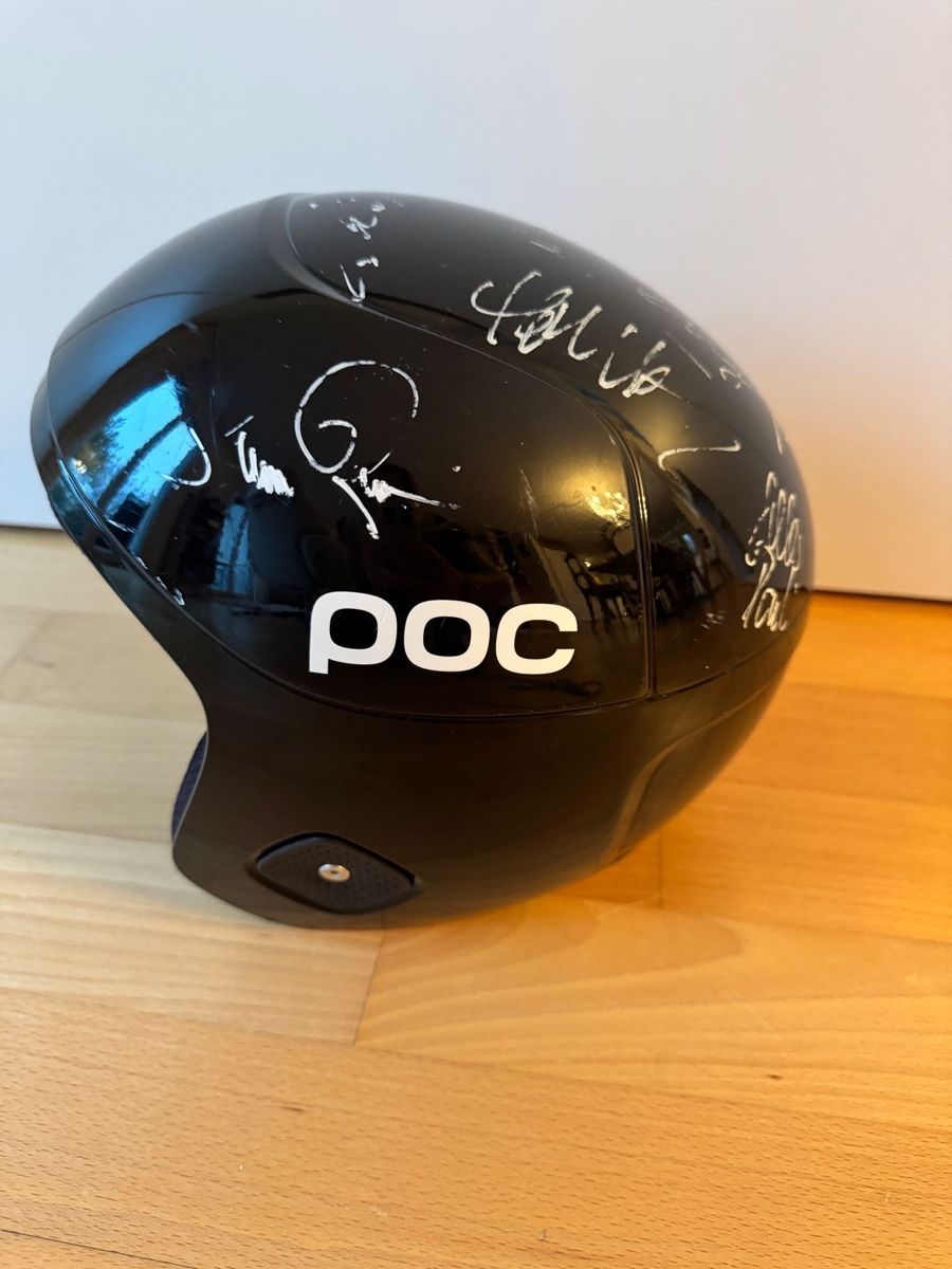 Poc Caschi: POC Skull Orbic X Skihelm Schwarz Signiert – Usato da Gais venduto da milou091 1
