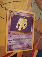 Pokémon Karte Hypno 1. Edition gebraucht guter Zustand