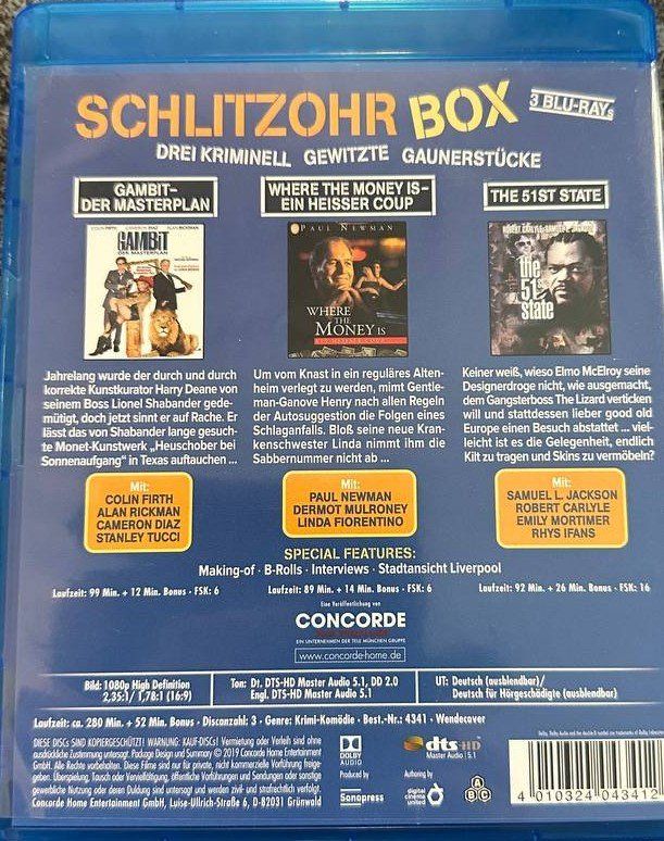 Tutti i DVDs: Schlitzohr Box 3 Blu-rays Top Zustand – Usato da Beringen venduto da Mantafisch1 1