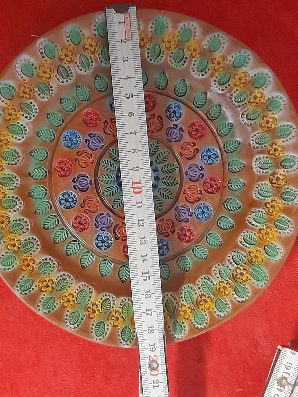 Teller: Keramik Wandteller aus Spanien, Durchmesser 19 cm – Gebraucht aus Winterthur von Ufff512 3