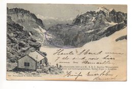 LAUTERBRUNNEN Mutthornhütte SAC Blick auf Tschingelgletscher