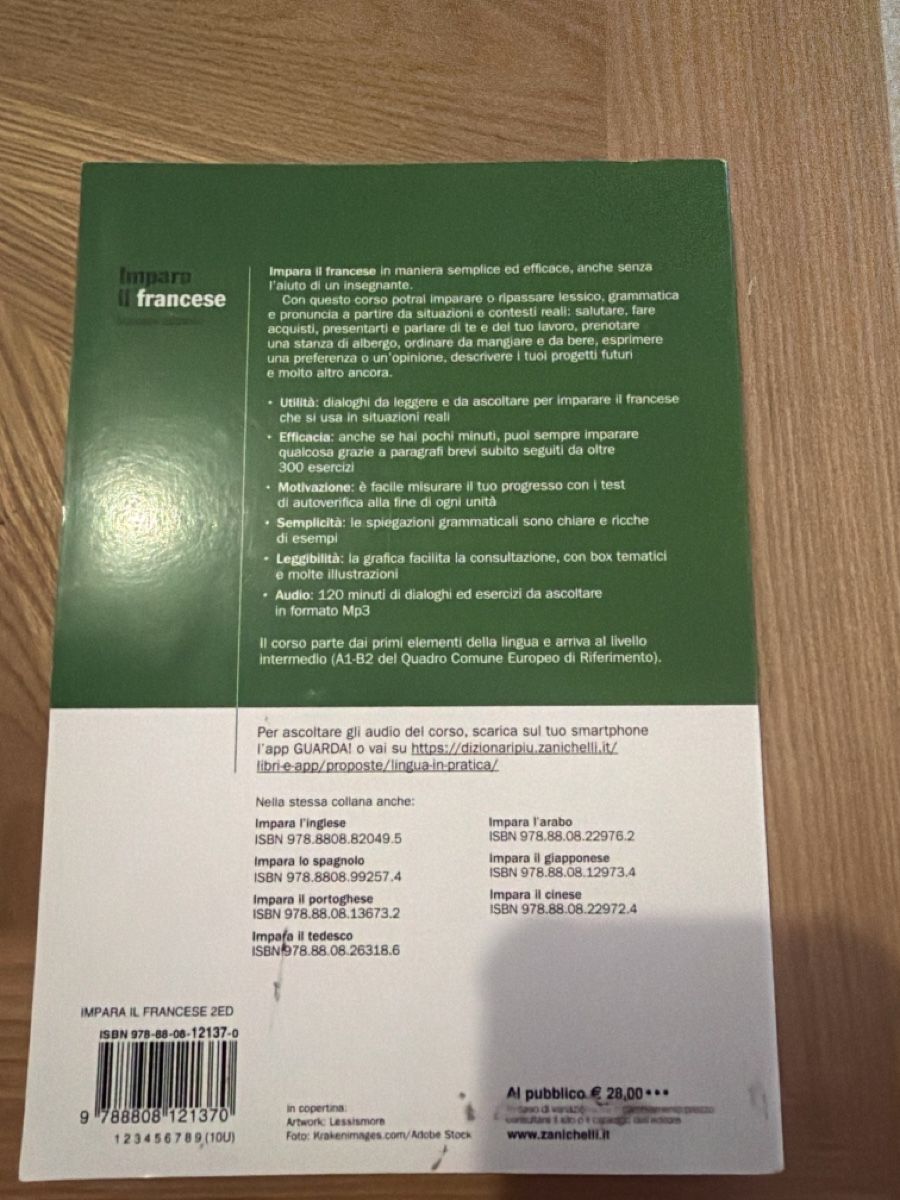 Libri: Libri per imparare il francese Zanichelli – Nuovo (secondo la descrizione) da Grand-Lancy venduto da bes_cs5b 2