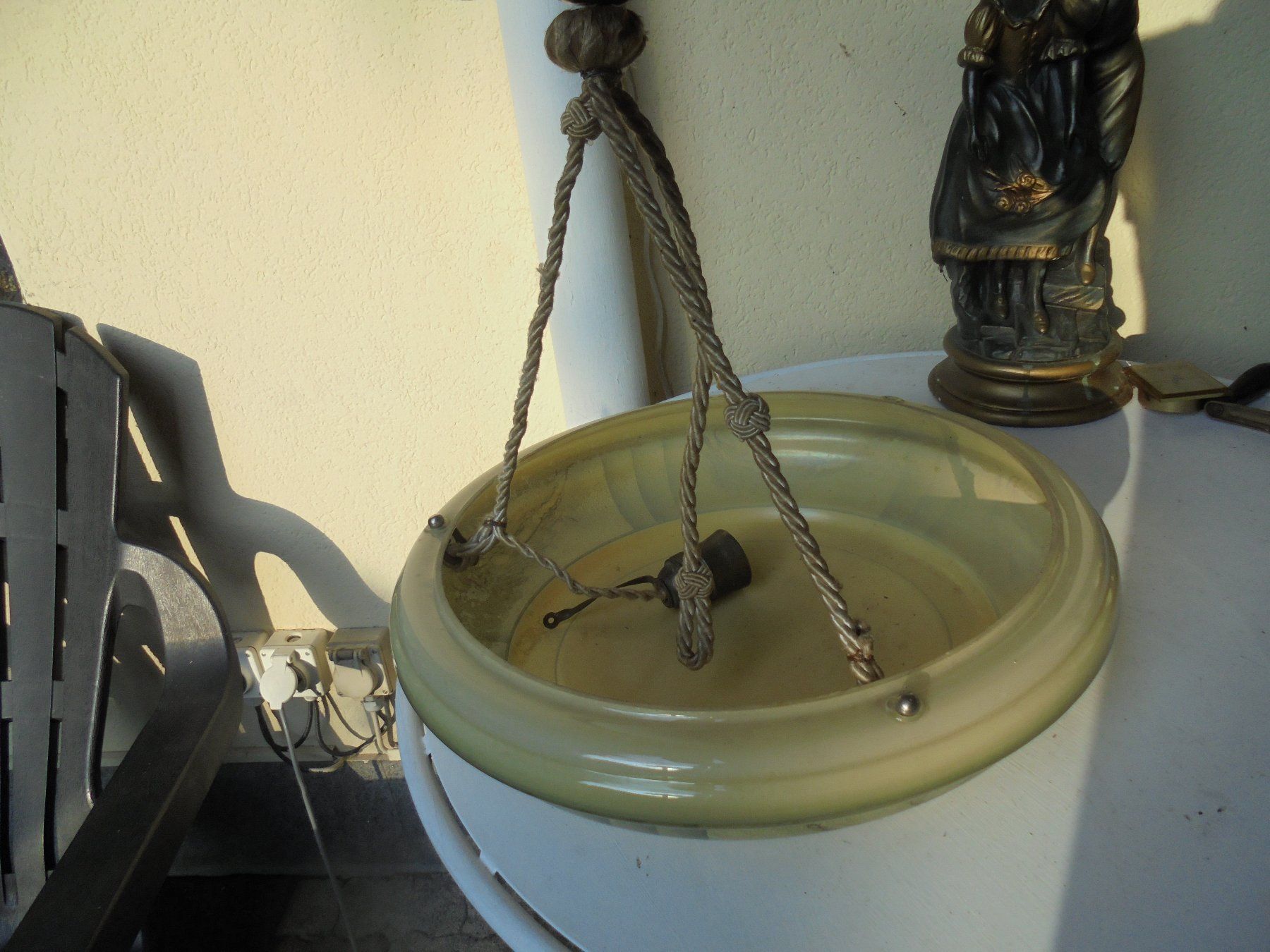 Lampadari & plafoniere: Antike Deckenlampe ca. 1940-50 – Usato da Camorino venduto da Hunpete