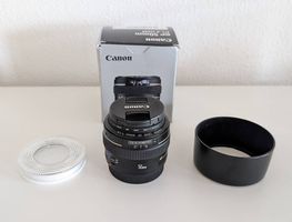 Canon EF 50mm f/1.4 USM | OVP | Gegenlichtblende | Hoya CPL